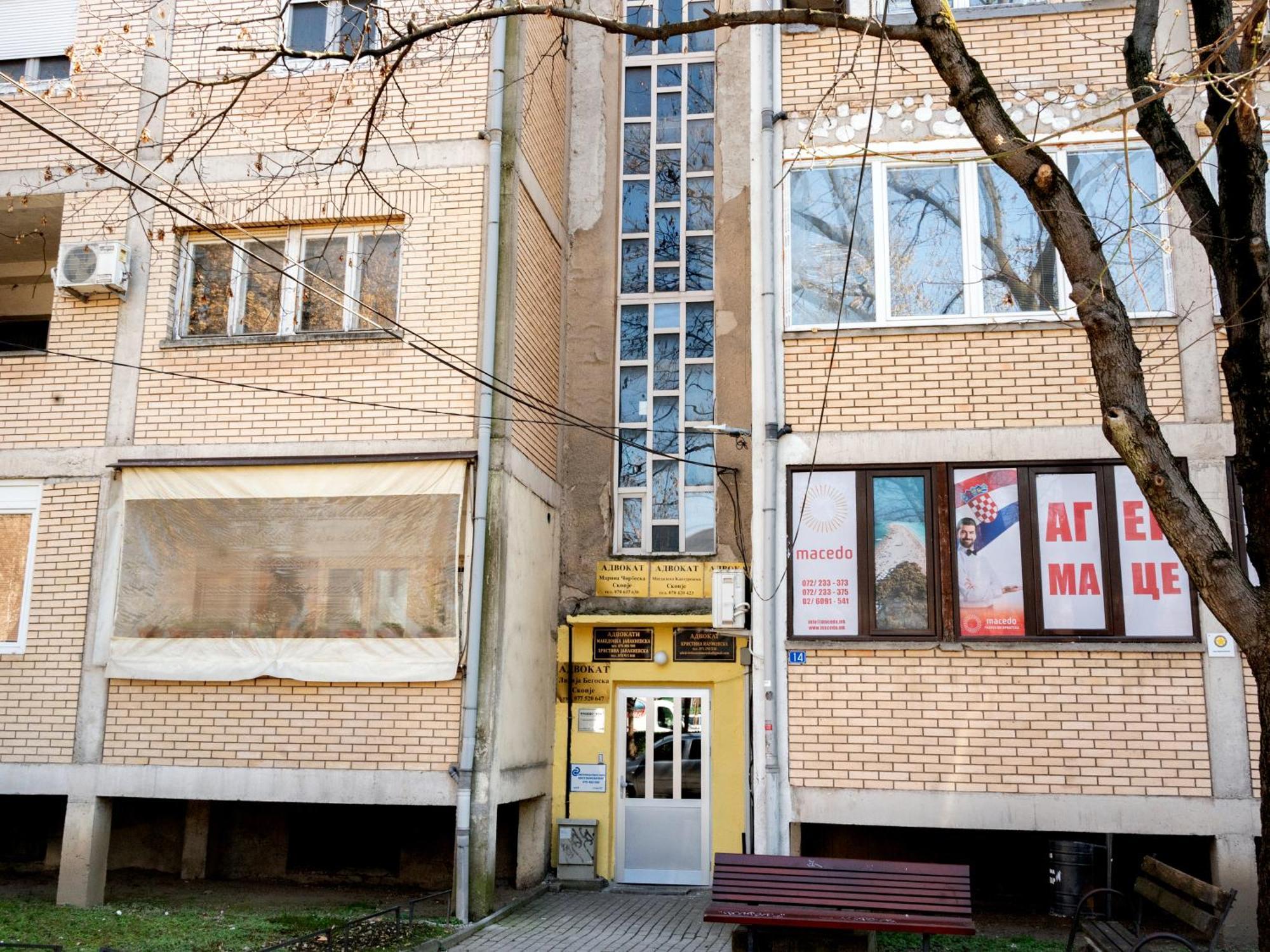 Apartman Centar Skopje Exteriör bild
